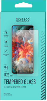 Защитное стекло для смартфона Samsung Galaxy A52/A52S/A53 - прозрачное с черной рамкрй