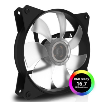 Вентилятор для корпуса 120mm Arctic BioniX F120 (4-pin, 200-1800 об/мин, 26дБА) Grey