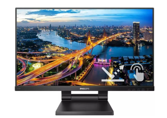 Монитор 23.6" PHILIPS 242B1TC (IPS Touch 1920x1080 75Hz DP HDMI USB) Black