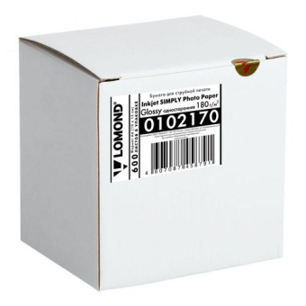 Бумага Lomond [10x15см] глянцевая, 180гр/м2, 600л (Simply Papers)