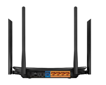 Wi-Fi роутер TP-Link Archer C6 AC1200, 5 ГГц, 1000 Мбит/с, черный