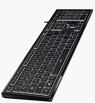 Клавиатура проводная Genius SlimStar 820 USB черный