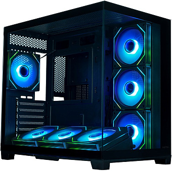 Корпус XASTRA QW500 7ARGB ATX Black (чёрный)