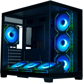 Корпус XASTRA QW500 7ARGB ATX Black (чёрный)