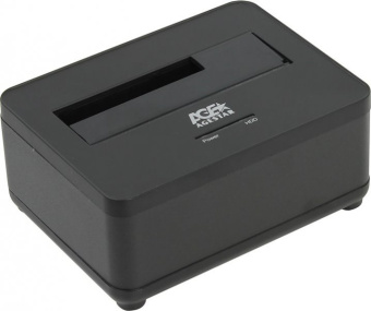 Док-станция AgeStar 3UBT7 (2.5"/3.5" HDD, блок питания) Black