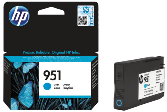 Картридж струйный HP 951 (CN050AE) для HP Officejet Pro 251dw/276dw/8100/8600/8600 Plus/8610/8620, голубой
