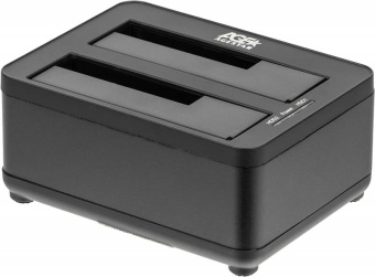Док-станция AgeStar 3UBT8 (2*2.5"/3.5" HDD, clone, блок питания) черный