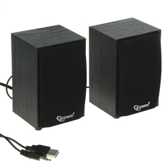 Акустическая система Gembird SPK-201 (2x2.5W, питание от USB) черный