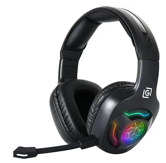 Наушники проводные Oklick GMNG HS-L575G (RGB,микрофон, мониторные полноразмерные, 20-20 000 Гц, Bluetooth/3,5 мм) black