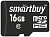 Карта памяти microSD .16Gb SmartBuy Class 10, UHS Class 1