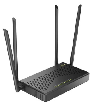 Wi-Fi роутер D-Link DIR-825 AC1200 5 ГГц 1000 Мбит/с USB, SFP, черный