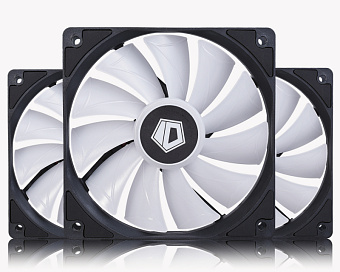 Комплект вентиляторов ID-Cooling XF-12025-RGB-TRIO (4pin, 120x120мм, 18-35дБ, 700-1800об/мин, 3 шт)