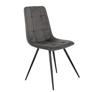 Кресло Бюрократ CH-K1_4 комплект 4шт т.серый Holland 18 металл черный на ножках