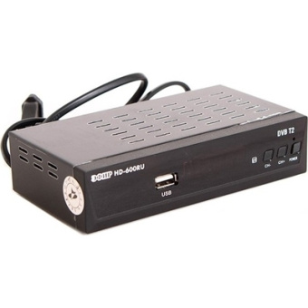 Тюнер TV Сигнал Эфир HD-600RU DVB-T2, черный