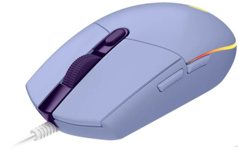 Мышь проводная Logitech G102 LightSync Lavender