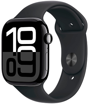 Смарт-часы Apple Watch Series 10 46mm Aluminum Band Jet Black (черный)