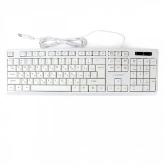 Клавиатура проводная Gembird KB-8355U White