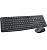Комплект беспроводной (клавиатура+мышь) Logitech MK235 Wireless USB серый