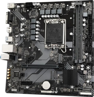 Материнская плата Socket-1700 Gigabyte B760M H DDR4 (B760) 2*DDR4 HDMI VGA mATX