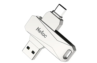 Флешка 64Gb Netac U782C USB3.0+TypeC Dual Flash Drive