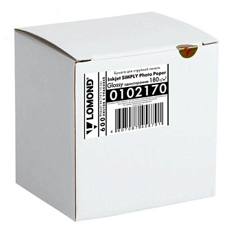 Бумага Lomond [10x15см] глянцевая, 180гр/м2, 600л (Simply Papers)