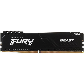 Модуль памяти DDR4 16Gb PC4-25600 3200MHz Kingston Fury Beast Black