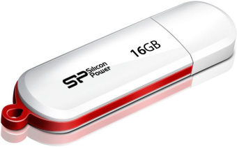 Флешка 16Gb Silicon Power LuxMini 320 USB white