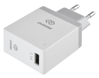 Сетевое зарядное устройство Digma DGWC 10W USB-A White