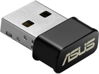 Сетевая карта USB2.0 ASUS USB-AC53 NANO (802.11b/g/n/ac, up to 867 Mbps, 2.4/5 GHz,  2 встроенные антенны)
