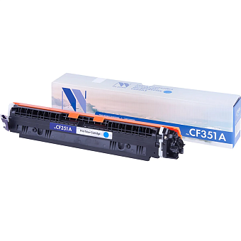 Картридж лазерный NV-print NV-CF351A для HP Color LaserJet Pro M176n/ M177fw 1000 стр. синий