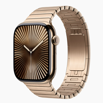 Смарт-часы Apple Watch Series 10 42mm Titanium Link Bracelet Gold