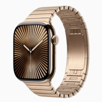Смарт-часы Apple Watch Series 10 42mm Titanium Link Bracelet Gold