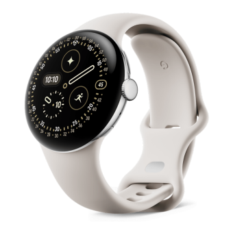 Смарт-часы Google Pixel Watch 4 45mm Wi-Fi Porcelain  (фарфоровый)