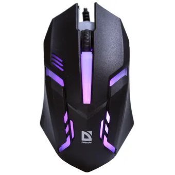 Мышь проводная Defender Hit MB-550 USB Black