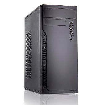Корпус Foxline FL-301 USB2.0 450W ATX key lock чёрный