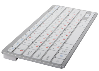 Комплект беспроводной (клавиатура+мышь) Gembird KBS-7001 Wireless USB White