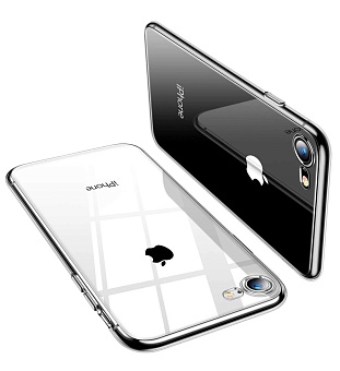 Чехол для смартфона Apple iPhone SE3/SE2/8/7 - силиконовый прозрачный