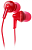 Наушники проводные Panasonic (вакуумные, внутриканальные, наушники-затычки 1.1м) красный