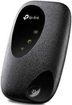 Wi-Fi роутер TP-Link M7200 N300, 2.4 ГГц, 2000 мАч, Micro USB, SIM-слот, черный