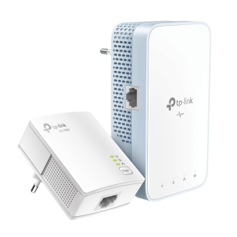 Адаптер Powerline TP-Link TL-WPA7517 KIT AV1000, Wi-Fi, 5 ГГц, 1000 Мбит/с, белый