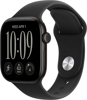 Смарт-часы Apple Watch Series 12 42mm Aluminum Sport Band Black (черный)