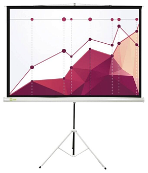 Экран для проектора Cactus 180x180см Triscreen CS-PST-180x180 1:1 напольный рулонный черный
