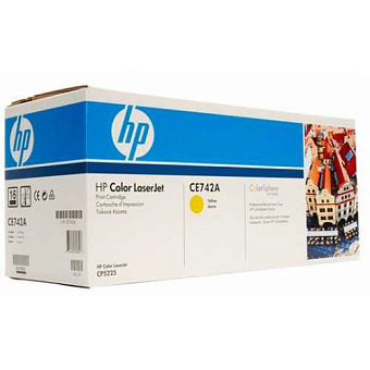 Картридж лазерный HP 650A (CE272A) для HP CP5525, 15000 стр. желтый