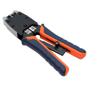 Клещи обжимные Telecom HT-500R RJ-45/12/11 8P8C/6P6C, инструмент для обжима
