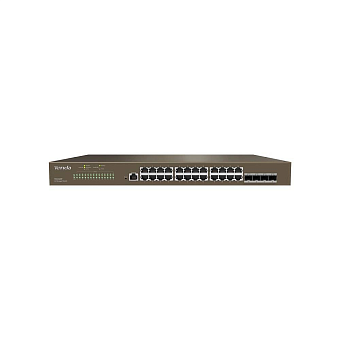 Коммутатор 24 port Tenda TEG3328F 1000 Мбит/с 4*SFP