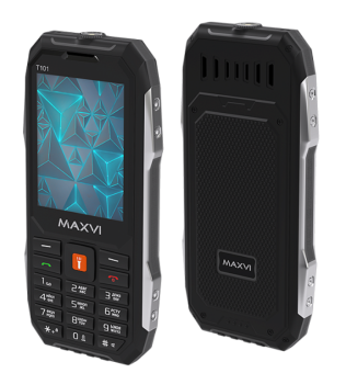 Мобильный телефон Maxvi T101 черный