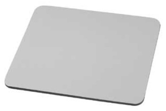 Коврик для мыши BURO [BU-CLOTH] матерчатый, 220x250x4мм, серый