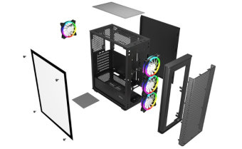 Корпус XASTRA A300 FRGB ATX чёрный