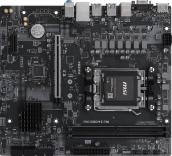Материнская плата Socket AM5 MSI PRO B850M-E EVO (B850) 2*DDR5 HDMI VGA mATX