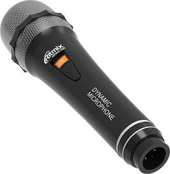 Микрофон Ritmix RDM-131 jack 6.3 мм проводной черный